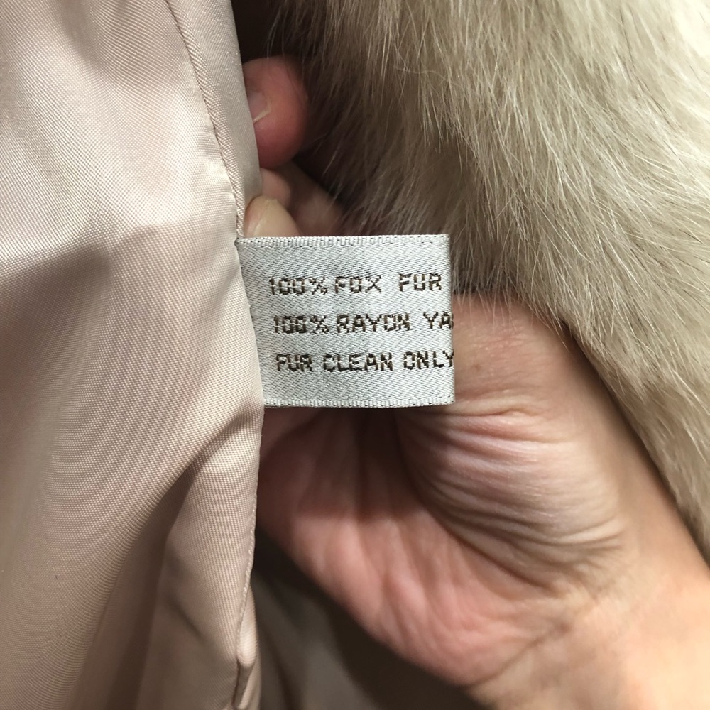 Real fur jacket